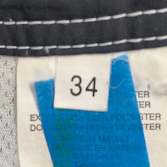 Quiksilver Mens Swim Trunks/Board Shorts Sz 34 Plaid Stripe #334D - Picture 5 of 7